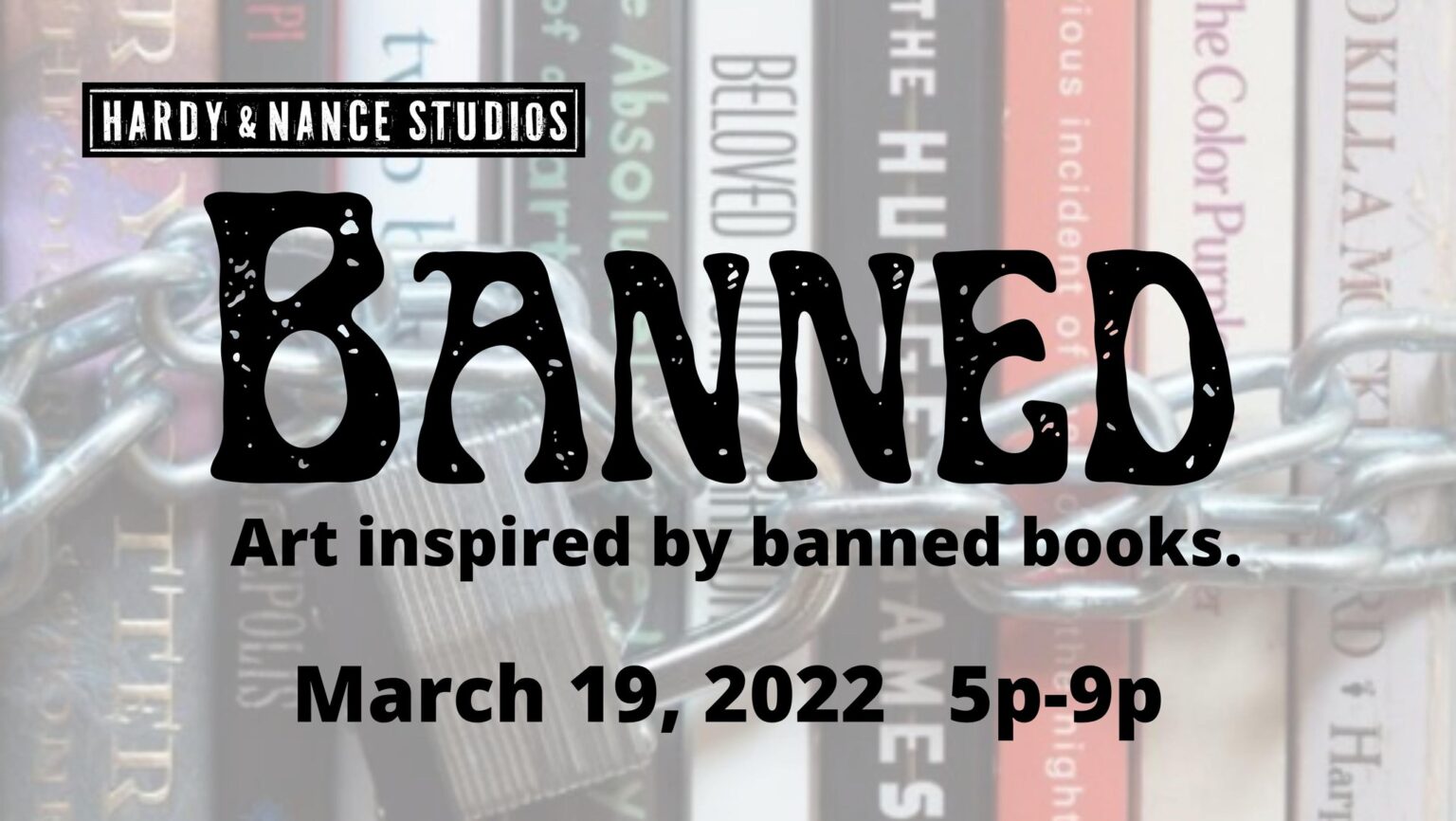 Banned! Art inspired by banned books. Hardy and Nance Studios Hardy