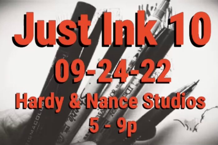 dtae time for just ink art show