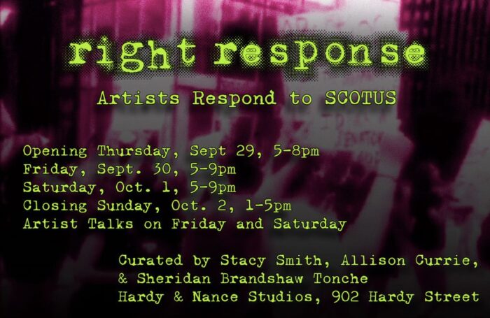 details for right response art show