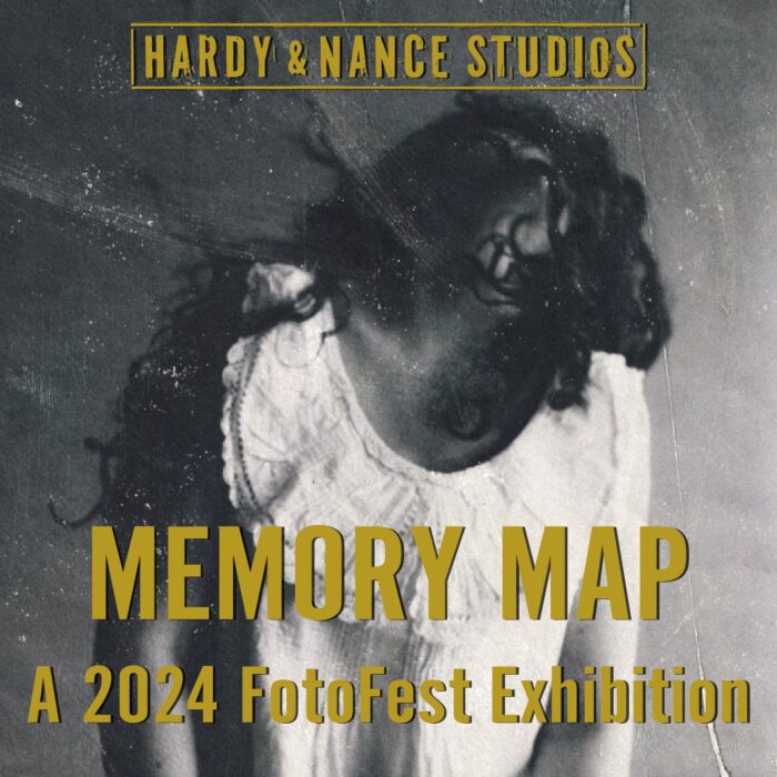 banner for memory map art show