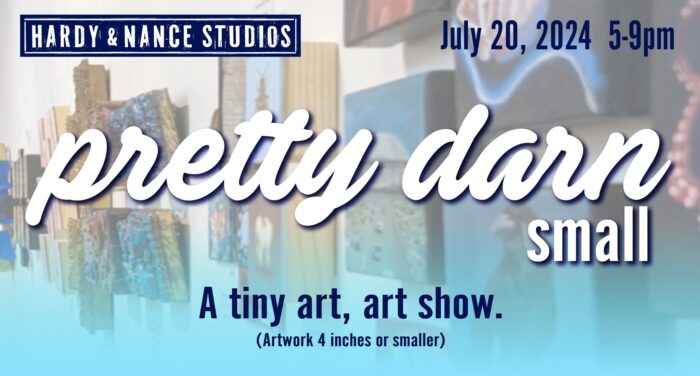 banner for the pretty darn small art show